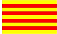 Catalonia Table Flags